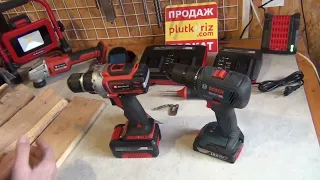 Порівнюємо шуруповерти Einhell TP-CD 18/60 Li BL і Bosch GSR 18V-50 - акумуляторні, потужні, 13 мм