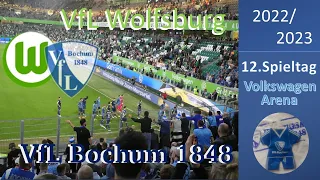 12. Spieltag VfL Wolfsburg- VfL Bochum 4:0 BOCHUM mit Auswärtsgesicht 28.10.2022