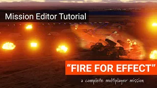 DCS Editor Tutorial Artillery   Fire For Effect Multiplayer Mission