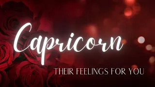 CAPRICORN LOVE READING - THIS IS HOW THEY FEEL, CAPRICORN!! A MUST WATCH!!!