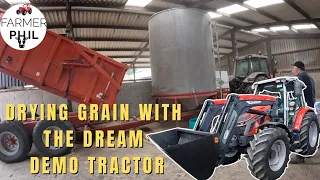 MY DREAM DEMO TRACTOR ARRIVES & GRAIN DRYER IN ACTION!!