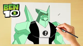 How to draw Diamond Head | Step by step | Ben 10