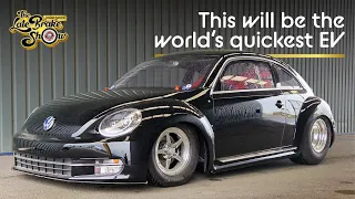 British built project electric Beetle drag car promises to become the world's fastest EV