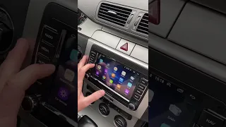 Volkswagen Passat b6 vw car radio android radio install #topnavi