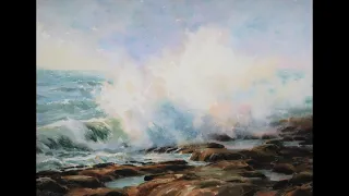 Time lapse of watercolour painting ‘Dance of Light and Water’