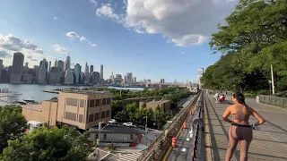 Brooklyn Heights Promenade Walking Tour in NYC [4K]