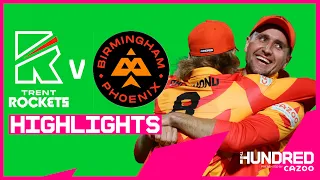 Livingstone 50 Seals Victory! | Trent Rockets vs Birmingham Phoenix Highlights | The Hundred 2021