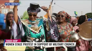 Niger Coup: Woman Stage Protest In Support Of Military Council