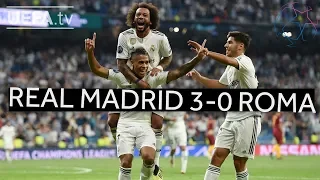 REAL MADRID 3-0 ROMA #UCL HIGHLIGHTS