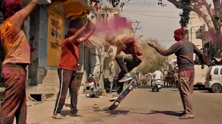 Skating The Indian Holi Festival  |  THE RAJPUT RIDE Part 1