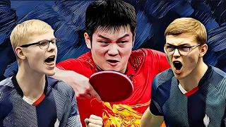 Les deux frères prodiges du ping-pong qui font trembler la Chine.