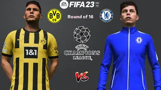 FIFA 23 - Chelsea vs  Dortmund  - UEFA Champions League 22/23 - [ Ft. Enzo Fernández ]