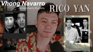 vhong navarro remembers and shares some trivias about the late rico yan