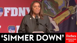 'Some Might Even Be Booing Me...': Letitia James Is Mercilessly Booed And Heckled At FDNY Event