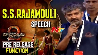 SS Rajamouli Speech at  Baahubali 2 Pre Release Function | Prabhas | Anushka | Rana Daggubati