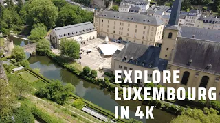 【4K 60fps】Luxembourg City 🇱🇺 Walking Tour | Street Walk | Luxemburg, Europe | 2023