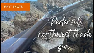 Familiarization firing of a Pedersoli Northwest Trade gun.