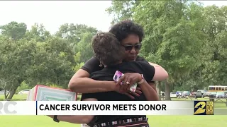 Cancer Survivor Meets Donor