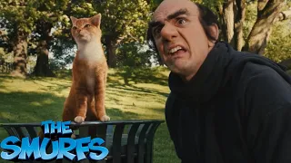 The Smurfs (2011) - Running away from Gargamel & Azrael