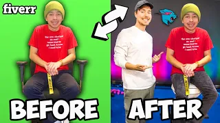 I PAID PEOPLE TO PHOTOSHOP ME WITH YOUTUBERS FIVERR