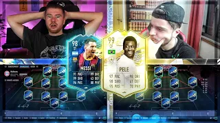 FIFA 21: PELE 99 MOMENTS VS MESSI TOTS SQUAD BUILDER BATTLE vs proownez 😱🔥