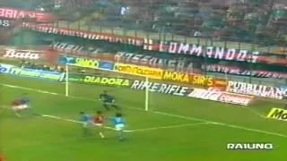 Serie A 1991-1992, day 15 Milan - Napoli 5-0 (Maldini, Rijkaard, Massaro, Donadoni, Van Basten)