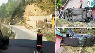 Viral video of car going downhill in Himachal while an occupant records his friend driving at speed