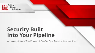 Security Built Into Your Pipeline