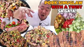 Pork Sinuglaw with a twist sa Gata