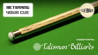 How to Re-Tip / Change Your Snooker Cue Tip + Ferrule Restoration