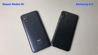 Samsung A11 vs Xiaomi Redmi 9C Speed Test, Display Test