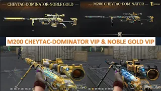 M200 CHEYTAC-DOMINATOR VIP & NOBLE GOLD VIP REVIEW CFPH