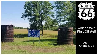 Oklahoma's First Oil Well, Route 66 Day 4 Itinerary Chelsea, Ok