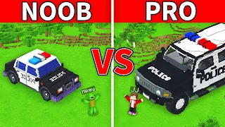 Mikey & JJ - NOOB vs PRO : FBI Car House Build Challenge in Minecraft (Maizen)