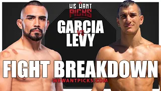 UFC Vegas 43: Rafa García vs. Natan Levy Prediction | Bets | DraftKings | Monkey Knife Fight