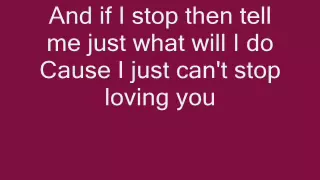 Michael Jackson I Just Can't Stop Loving You *WITH LYRICS!*