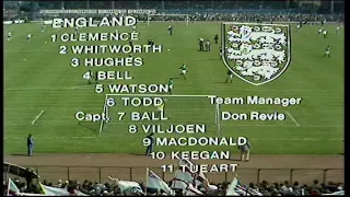 1974/75 - Northern Ireland v England (Home International - 17.5.75)