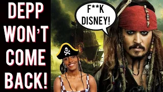 Disney wants Depp BACK for Pirates of the Caribbean 6 to HUMILIATE him?! Will turn him into a joke!