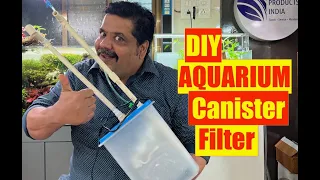 DIY | How to Make AQUARIUM CANISTER FILTER | All Aquarium Fish Tank Filter | Mayur Dev Aquascaper 4K