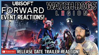 WATCH DOGS LEGION Release Date Trailer // Watch Dogs Legion Release Date Reaction // Ubisoft Forward