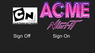 Cartoon Network Sign Off ACME NIGHT Sign On Sunday December 31 2023