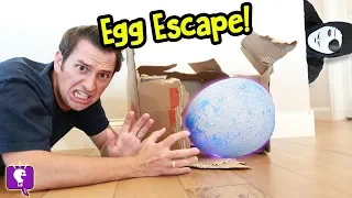 Giant NEST Gone MISSING! Game Trixster in HobbyGuy House with Mystery Egg by HobbyKidsTV