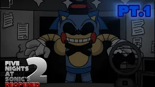 DO NOT LET TOY SONIC INTO YOUR OFFICE... | Five Nights At Sonic's 2 REOPENED