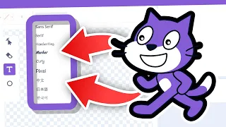 Get ANY Font in SCRATCH 🔠 Tutorial