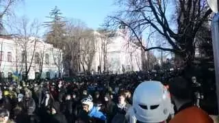 Початок штурму Майдану 18 лютого 2014 р