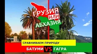 Батуми и Гагра | Сравниваем природу 💼 Грузия VS Абхазия - куда ехать?