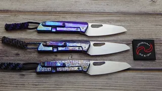 Liong Mah KUF 3 Custom anodized by Jeff Perkins of JD Cutlery.