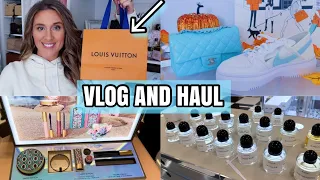 SHOPPING VLOG AND HAUL - LV UNBOXING, SEPHORA HAUL, NEW NIKES, GUCCI BEAUTY AND MORE...............