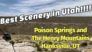 Amazing UTV Trail. Poison Springs and The Henry Mountains, Hanksville, UT