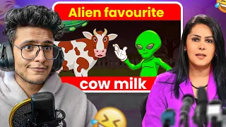 Aliens Drink Cow Milk?? Indian Media Roast